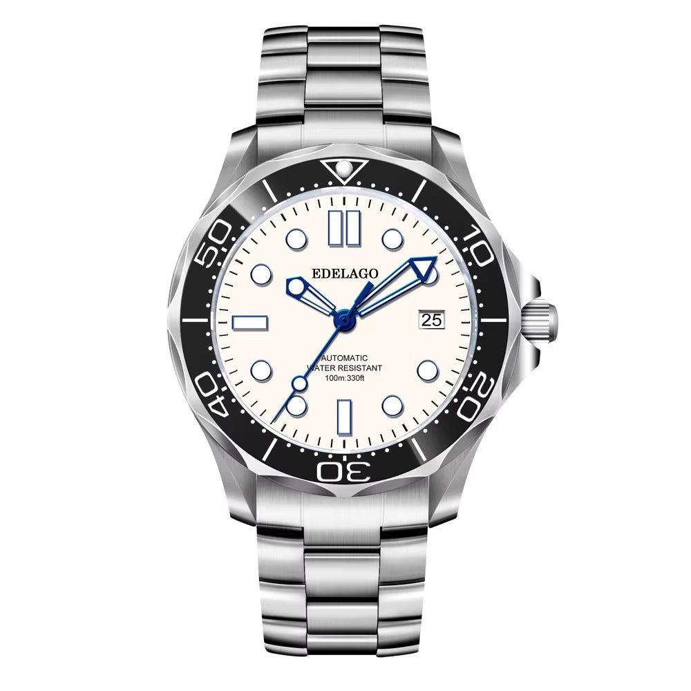 EDELAGO Kinetic Energy Series NH35/2824/8500 Luxury Ceramic Seahorse Mechanical Diving Watch Fashion Sports Men'S ROLE Watch - MCROONS.COM