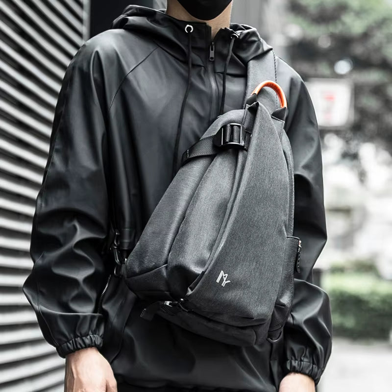 Wholesale New Fashion Nylon Pickleball Bags for Men Crossbody Shoulder Bag Chest Bag - MCROONS.COM