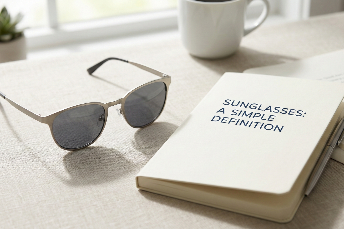 Beautiful cat eye glasses in various colors displayed on a minimalist table setting