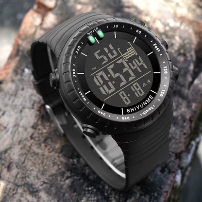 1909B New Fashion Digital Watches 2024 Sport Men Wristwatches Silicone Strap 5 Atm Waterproof Leisure Watches Relojes - MCROONS.COM