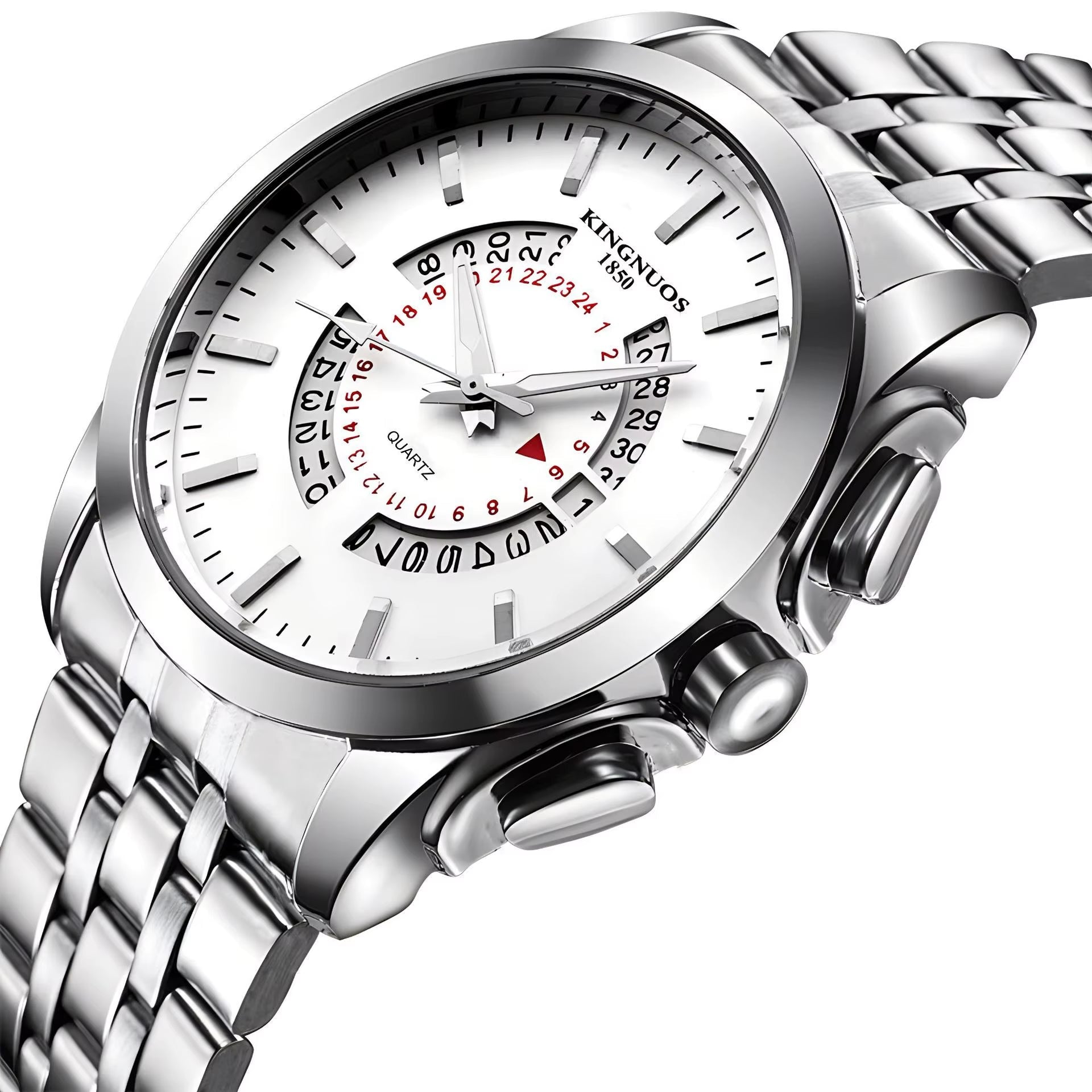 2025 Fashion Men'S Luxury Men'S Watch Calendar Multi Functional Business Men'S Quartz Watch - MCROONS.COM