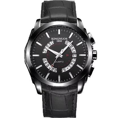 2025 Fashion Men'S Luxury Men'S Watch Calendar Multi Functional Business Men'S Quartz Watch - MCROONS.COM