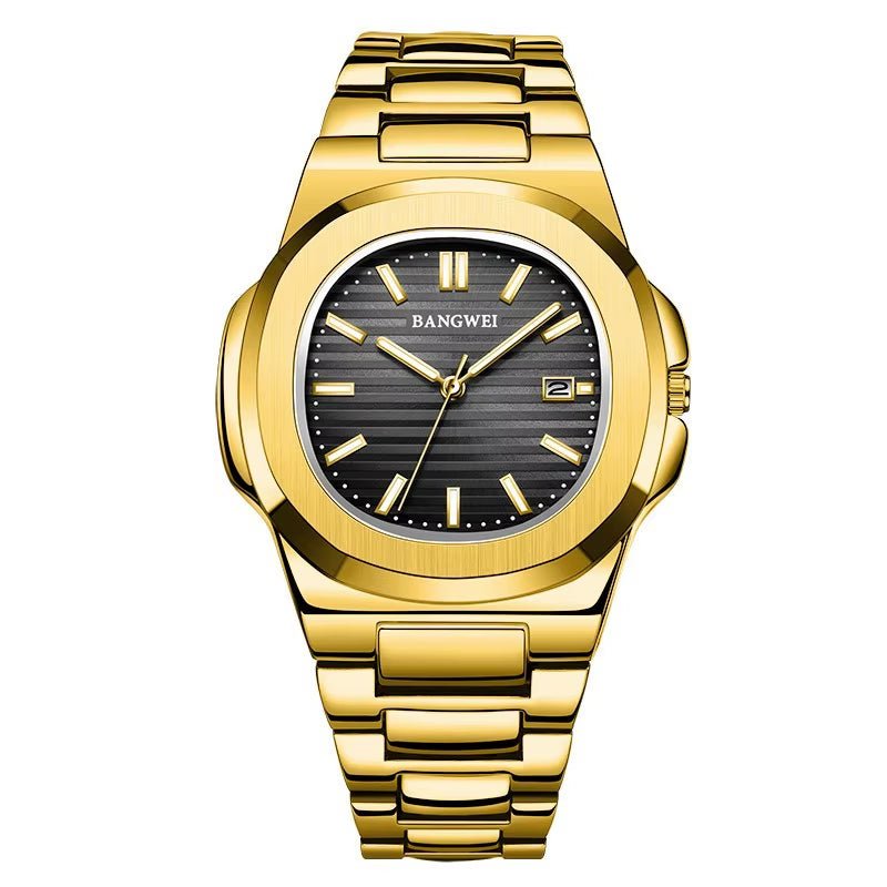 2025 New Hot Selling Luxury Men'S Business Wrist Watch Retro Square Waterproof Luminous Quartz Watch for Men - MCROONS.COM