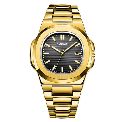 2025 New Hot Selling Luxury Men'S Business Wrist Watch Retro Square Waterproof Luminous Quartz Watch for Men - MCROONS.COM