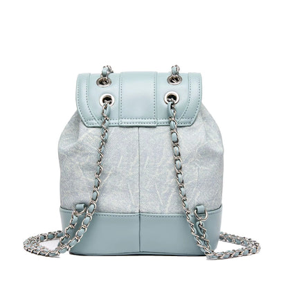 4 in 1 Women'S Chain Bag Small Outdoor Women'S PVC Leather Backpack Handbags Design Purses for Women Outdoor Shoulder Bags Lady - MCROONS.COM