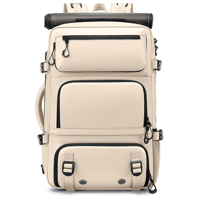 New Design Unisex 30L Nylon Multifunction 3 Way Usage TSA Lock Detachable Shoes Compartment Men Travel Hiking Bag Backpack