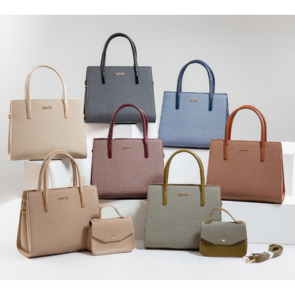 High Quality Fashion Woman Bag Female Tote Messenger Bag Lady Handbag Set Luxury Composite Bag