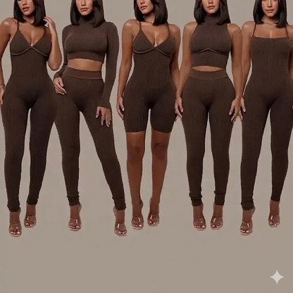 Custom Logo Clothing Manufacturers Training&Jogging Wear Bodycon Crop Top Legging Sexy Summer Outfits Two 2 Piece Set Women
