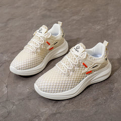 Women's Casual Running Sports Shoes with Breathable Cotton Lining Mesh Upper EVA Midsole for Summer/Spring