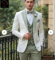 Costume Hommes Classic New Design Best Man Tuxedos Groom Wear Suit for Men Slim Fit 3 Pieces Mens Suits