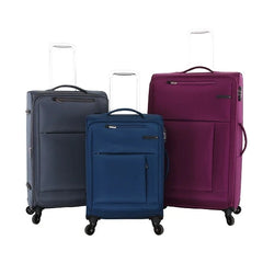 20'' 24'' 28'' 3 Pcs Luxury Suitcase   Unique Suitcase Expandable Tsa Lock Pinner Softshell Trolley Nylon Carry-on Luggage Sets