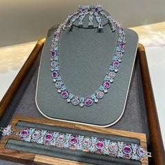 New Arrivals Fashion Aquamarine Zirconia Jewelry Sets for Women Made of Zircon Stone