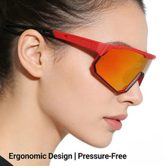 Luxury Sports Bicycle Riding Glasses, Photochromic Polarized UV400 Anti-ultraviolet Sunglasses, Suitable for Running and Tennis