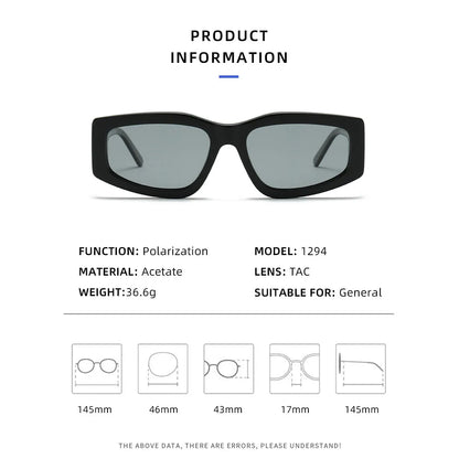 MCROONS Round Geometric Acetate Glasses — Anti-Radiation, Unisex