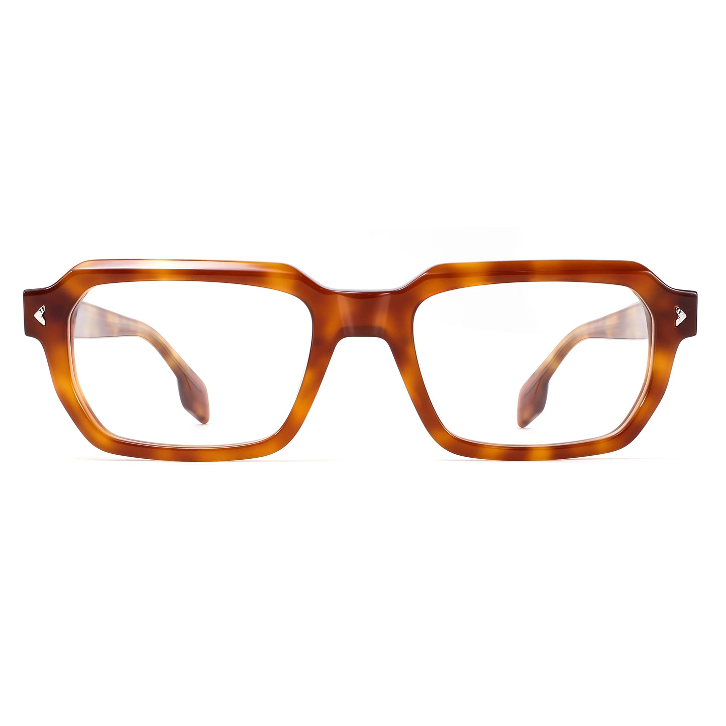 MCROONS Rectangle Acetate Glasses — Full Rim, Unisex
