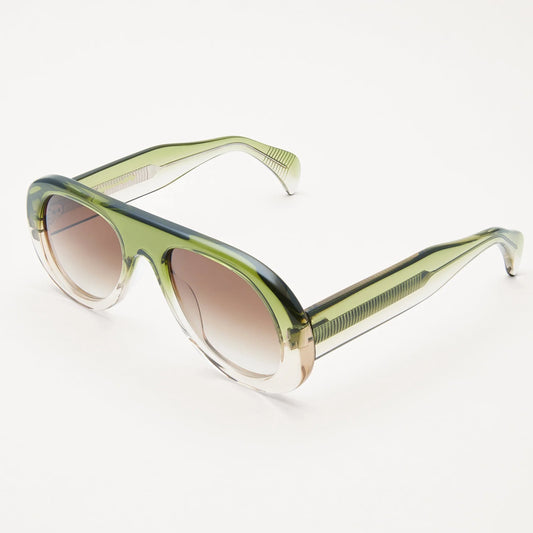 MCROONS Oversized Square Two-Tone Sunglasses — UV400 TAC Lens, Unisex