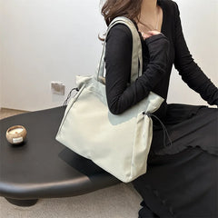 Duffel Nylon Polyester 18L Side Cinch Shopper Bag Travel Sports Tote Bag