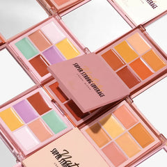 Six-Color Creamy Smooth Texture Waterproof Concealer Palette Cruelty Free Cosmetics OEM Makeup