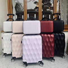 Travel Luggage Set 2 Piece Expandable Hardside ABS Suitcase Bag With Spinner Wheels Prime Rolling Trolley Case for Men Women