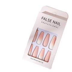 Fixed Color Eco-Friendly Non-Hurt Nail Decorations Nail Art Pieces Wearable Nails