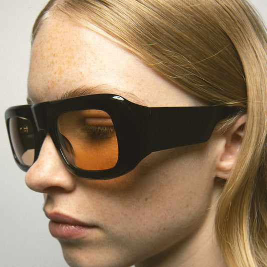 MCROONS Vintage Rectangle Acetate Sunglasses — Polarized TAC, Unisex