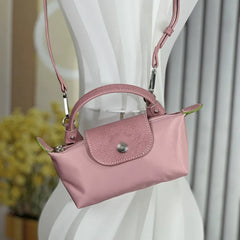 Long-xiang Classic Mini Messenger Bag Waterproof Nylon Mobile Phone Cosmetic Bag Non-Perforated Shoulder Strap New Arrival