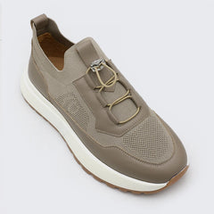 LANCI China Shoe Manufacturer Breathable Knit Fabric Shoes for Men's Luxury Sneakers Slip-on Sport Sneaker