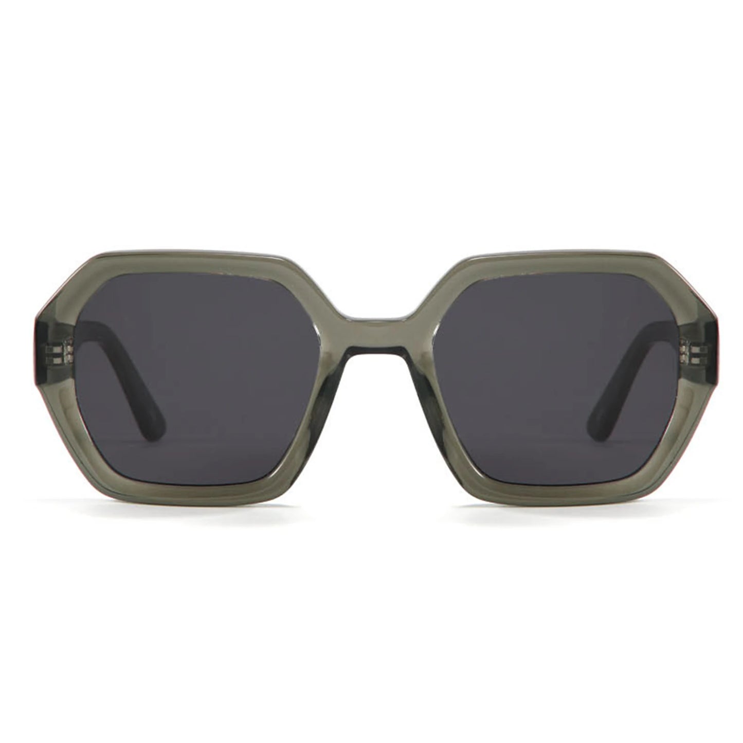 MCROONS Handmade Retro Square Acetate Sunglasses — UV400 TAC Lens, Unisex
