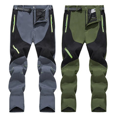 Outdoor Clothing Men New Spring Autumn Breathable Hiking Cycling Mountaineering Quick-Drying Long Silk Softshell Pants