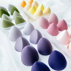 Pudaier Brand Beauty Makeup & Tool Water Drop Shape Custom Logo Makeup Sponge Dry and Wet Powder Off