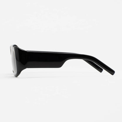 MCROONS Vintage Rectangle Acetate Sunglasses — Polarized TAC, Unisex