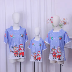 New Christmas Short Sleeve t Shirt Gaelic Football & Hurling Christmas Football Jerseys for Family
