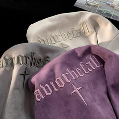 Embroidery Factory Wholesale Custom Suede Patch Thick Collar Cotton T Shirt Solid Blank Tee Men Black White Oversized Tshirt