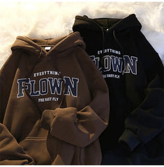 French Terry Oversized Hoodie Luxury Blank Puff Print Streetwear No String Drop Shoulder Pullover Plain Men Hoodie