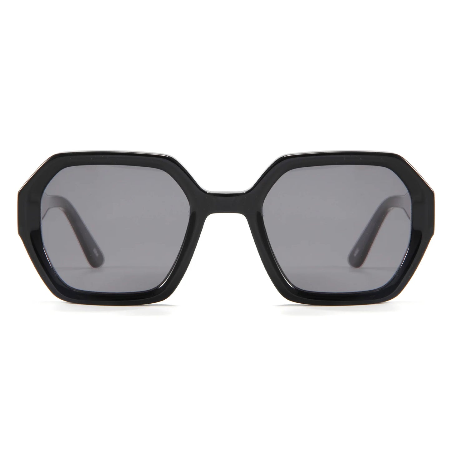 MCROONS Handmade Retro Square Acetate Sunglasses — UV400 TAC Lens, Unisex