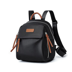 Simradia Fashion Small Women Backpack Waterproof Travel Lady Bags Black Weekend Backpacks for Girl School Bags