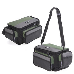 Fishing Bag Multifunctional Outdoor Fishing Tackle Bag Pack Fishing Reel Lure Storage Shoulder Bag