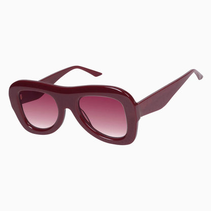 MCROONS Oversized Square Acetate Sunglasses — Polarized UV400, Unisex