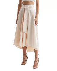 2023 New Arrival Casual Elegant Satin Women Dress Hot Selling Custom Lady Mini Skirt