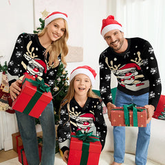 Oversized Pullover Knitted Christmas Sweater Christmas Sweater for Family Winter Essential