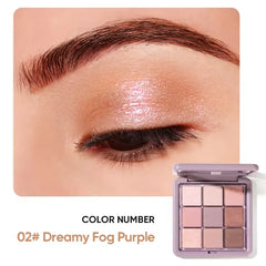 Pinkyfocus Nude Color Highly Pigmented Long Wearing Eyeshadow Palette Waterproof Vegan OEM Cosmetics