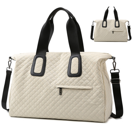 Customized Logo Zipper Fashion Large Capacity Multi Functional Canvas Travel Bag Outdoor Vacation Leisure Waterproof Men's