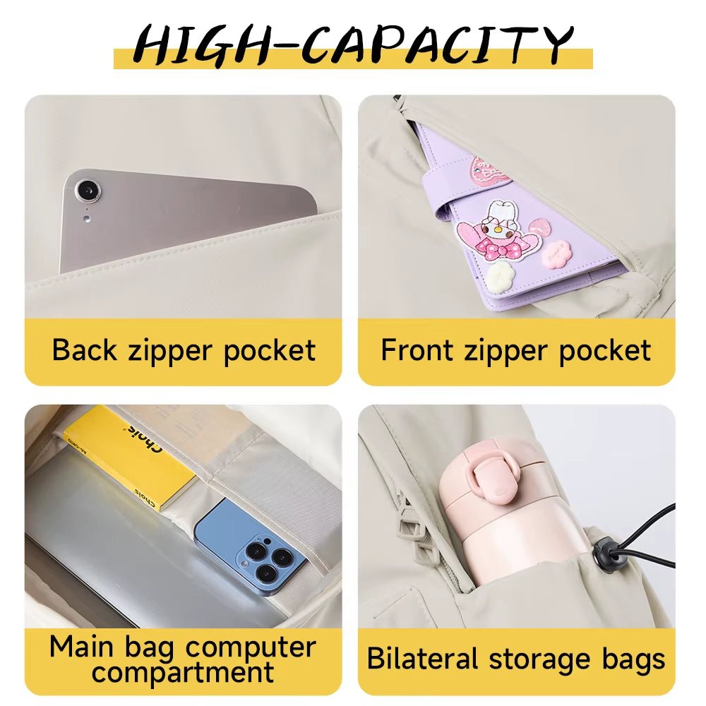 Aesthetic Backpack Unisex Laptop Backpack for Girl Knapsack Fashion Outdoor Teenager Backpack - MCROONS.COM