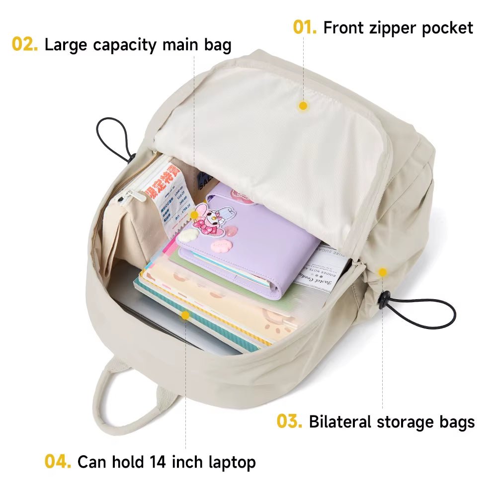 Aesthetic Backpack Unisex Laptop Backpack for Girl Knapsack Fashion Outdoor Teenager Backpack - MCROONS.COM