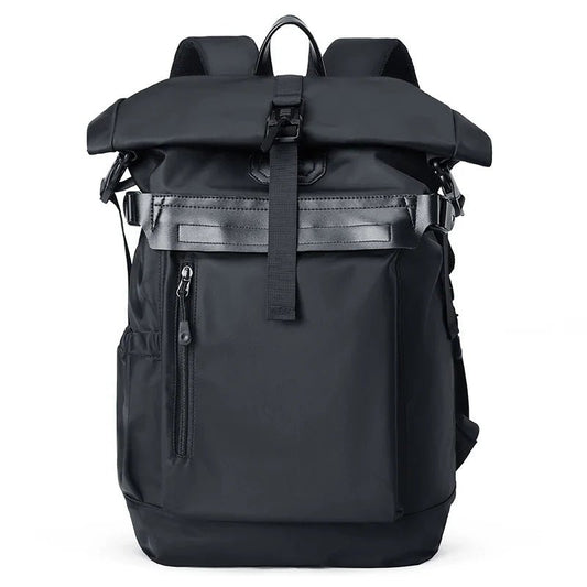 Anti - Theft Laptop Rollitop Backpack Student Bag for Men Large Capacity Travel Waterproof Laptop Backpack - MCROONS.COM
