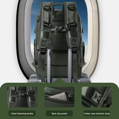 Anti - Theft Mochilas Waterproof Unisex Carry on Travel Backpack Large Capacity Overnight Travel Backpack - MCROONS.COM