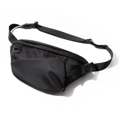 Black Waterproof Crossbody Bags for Men Travel Single Shoulder Bag Men Belt Bag Fanny Pack