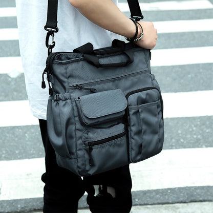 Business Briefcase Bags for Men Messenger Bag Fit 14 Inch Laptop Shoulder Bags - MCROONS.COM