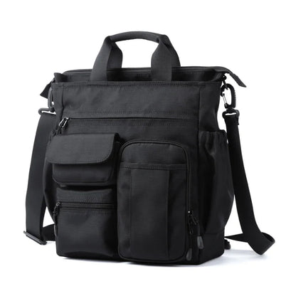 Business Briefcase Bags for Men Messenger Bag Fit 14 Inch Laptop Shoulder Bags - MCROONS.COM