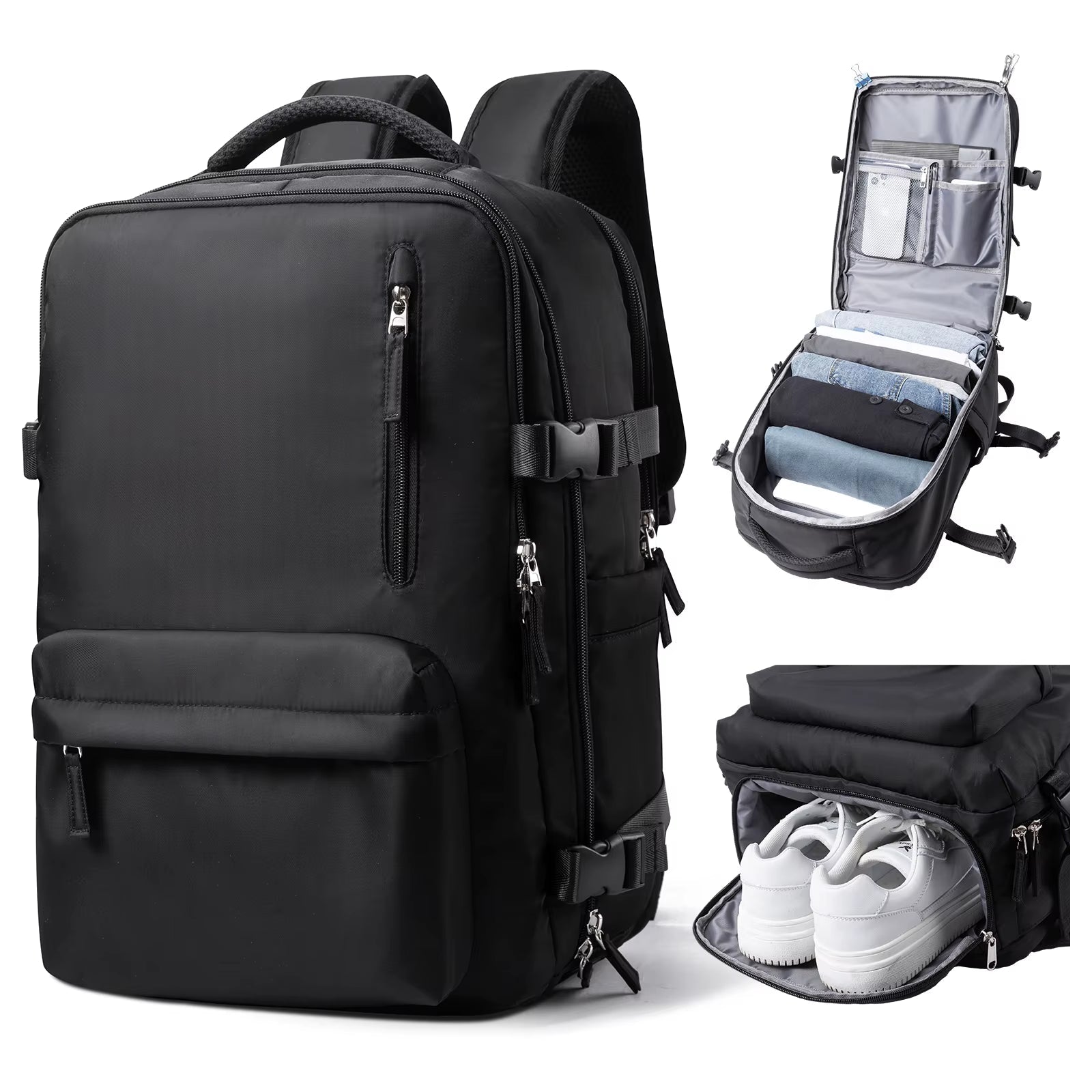 Carry on Large Travel Backpack Mochilas Airline Flight Approved Daypack Travel Backpack Bags - MCROONS.COM